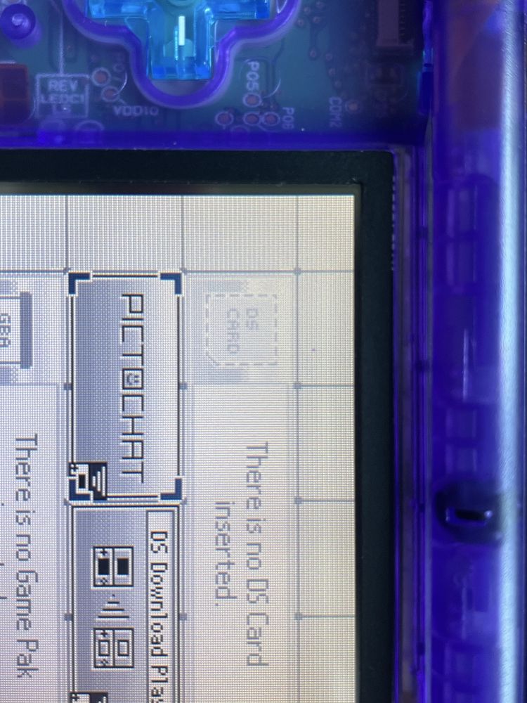 Nintendo ds Lite przezroczysty fioletowy karta R4