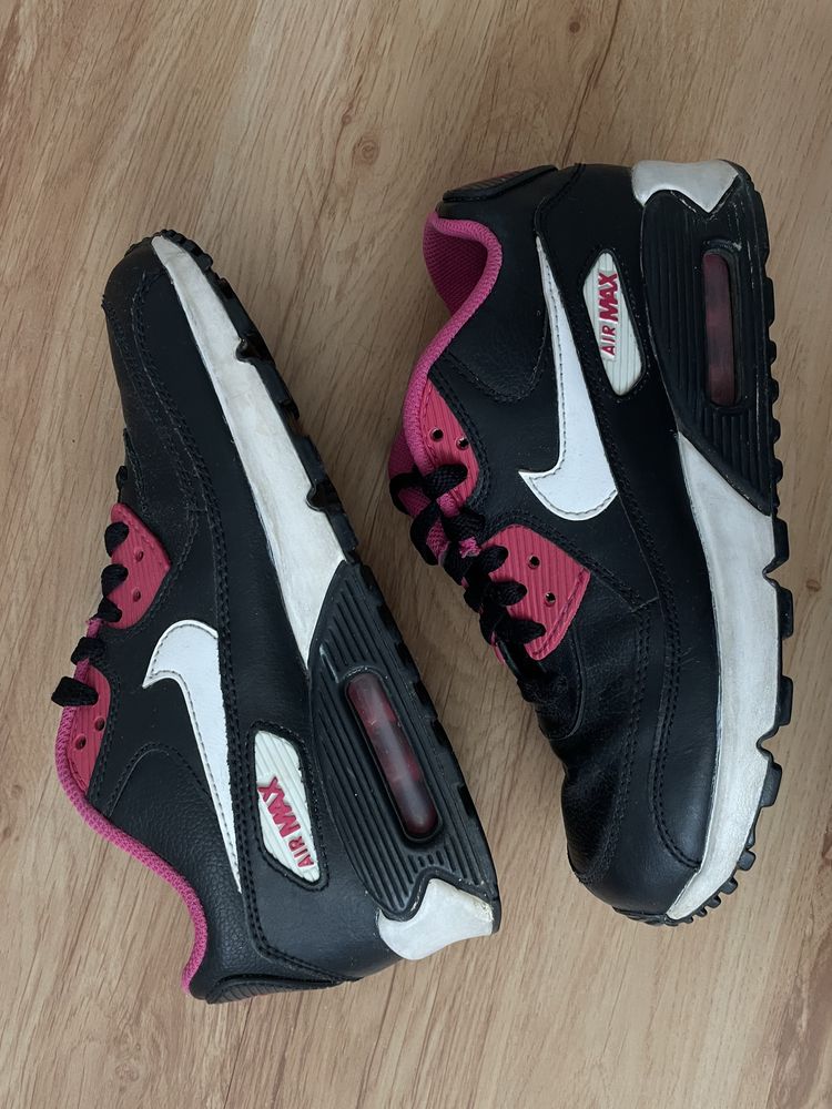 Buty Nike air max czarny/różowy/biały rozm. 37.5