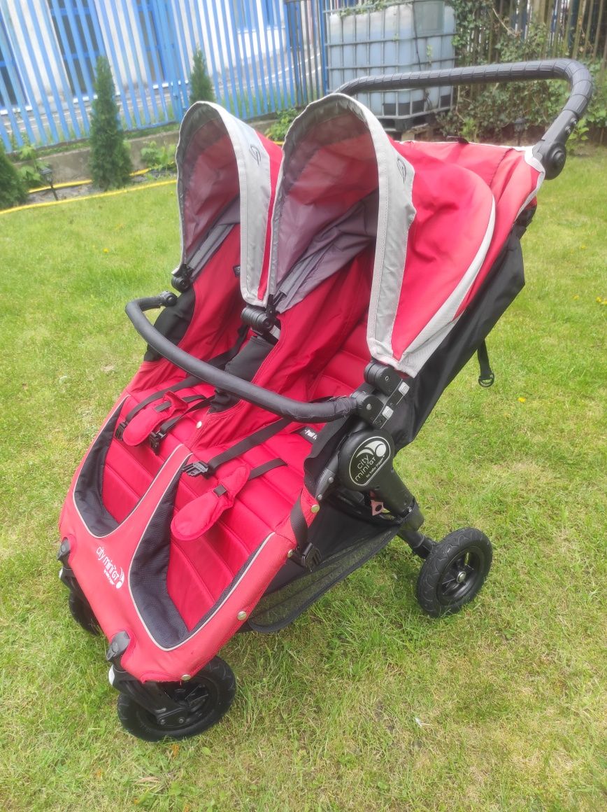 Wózek podwójny Baby Jogger City Mini GT double + akcesoria