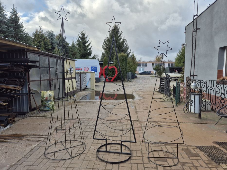 Śliczna choinka stalowa, producent.