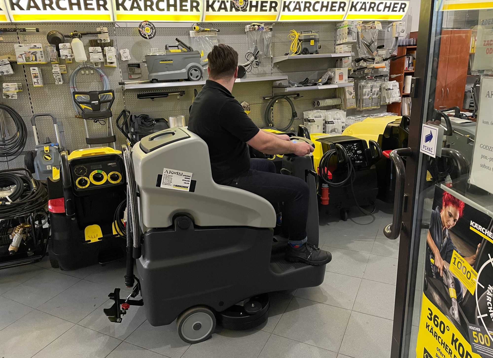 Wynajem Karcher LAVOR Numatic Szorowarka Wypożyczenie myje odsysa