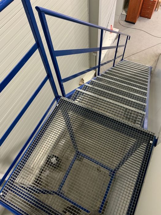 Podest krata Podestowa stopień schody 1000x1000 krata ocynk WYSYŁKA