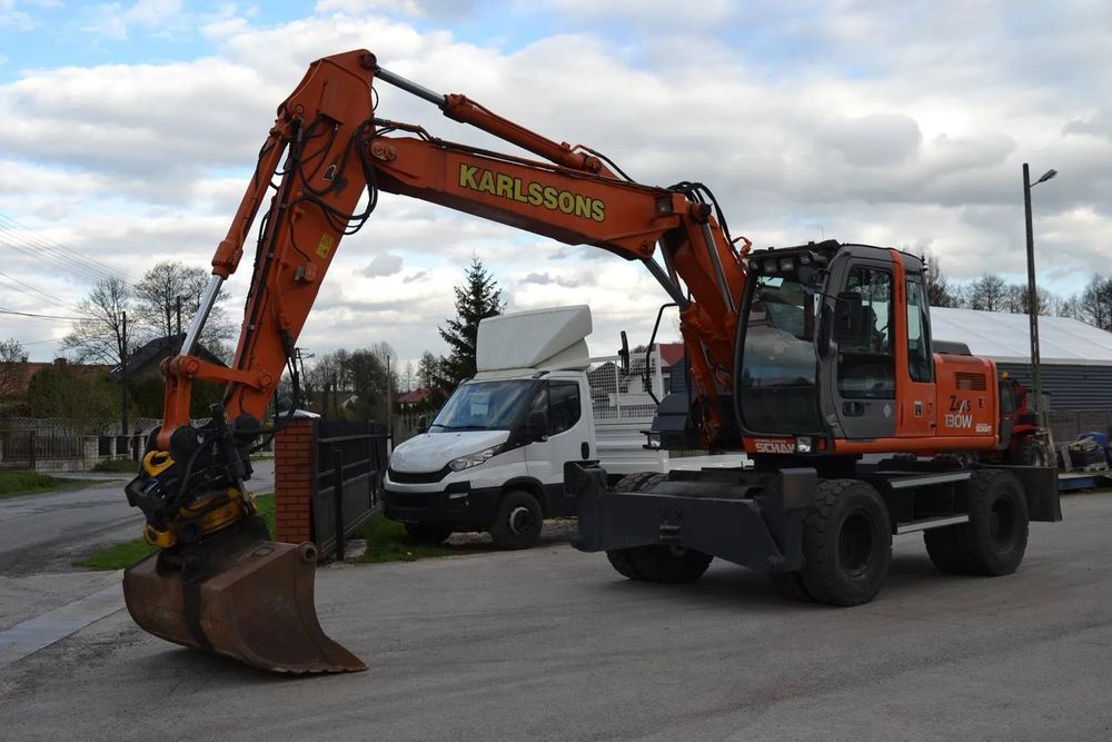 Hitachi Zaxis ZX 130W Rototilt Pług Podpory CAT VOLVO Takeuchi  Koparka kołowa obrotowa