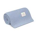 Kocyk baby blue PREMIUM ze 100% wełny merino - MY MEMI