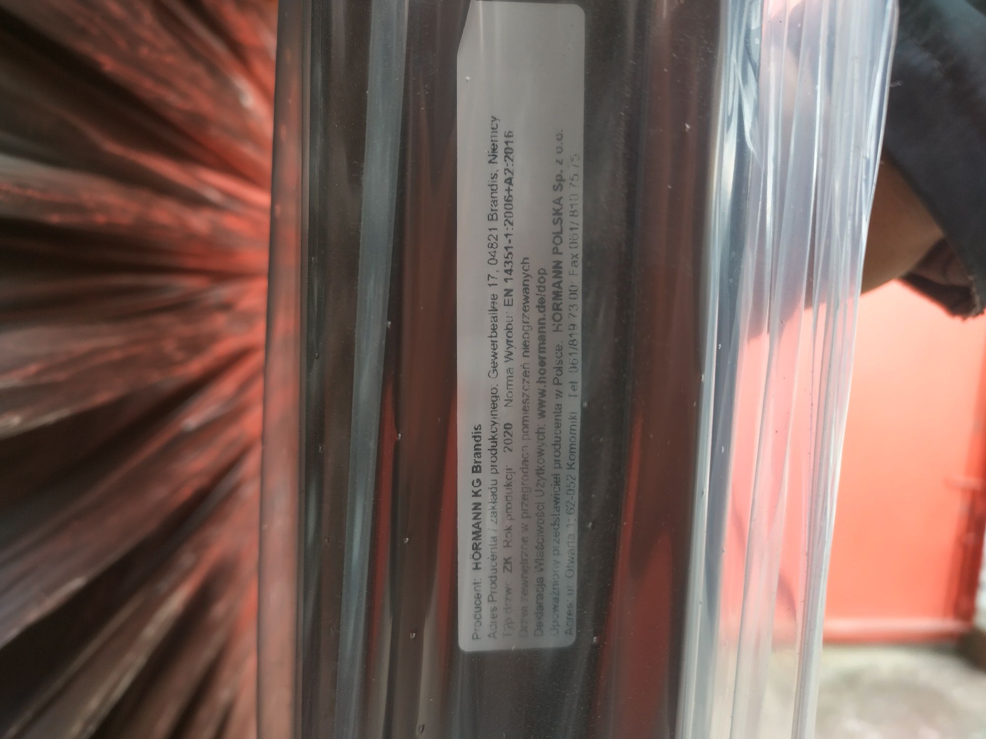 drzwi metalowe Hormann 90 L/P brązowe RAL 8017 zewnętrzne 690 zł nowe
