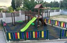 Playground Torres Ponte Escorrega Baloiço Bomberos. Instalado.