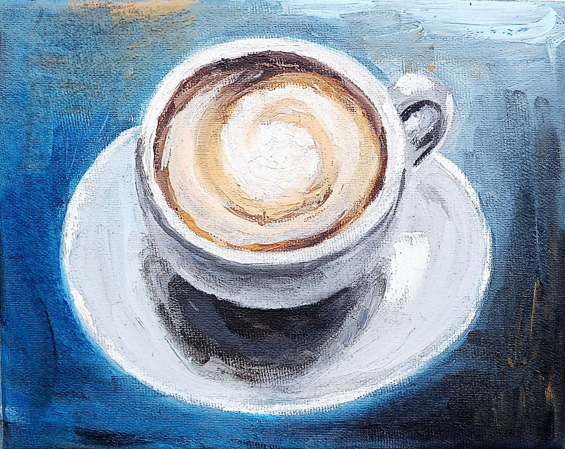 Obraz olejny Filiżanka kawy Kawa