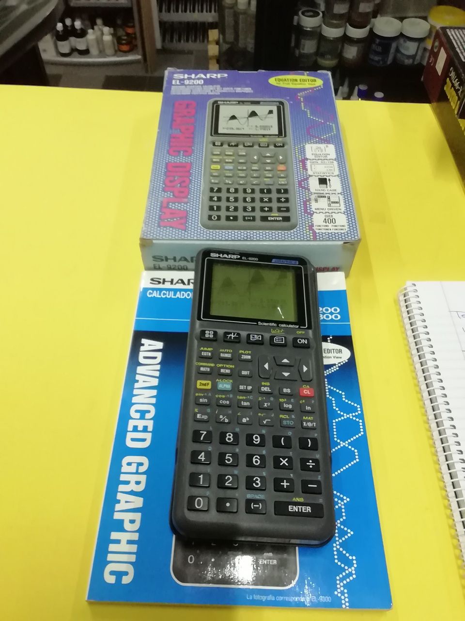 Calculadora Sharp EL 9200, nova