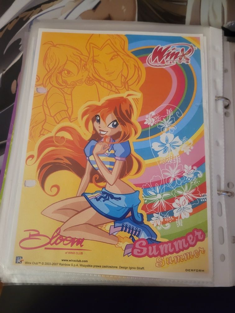 Karteczki kolekcjonerskie winx club duże