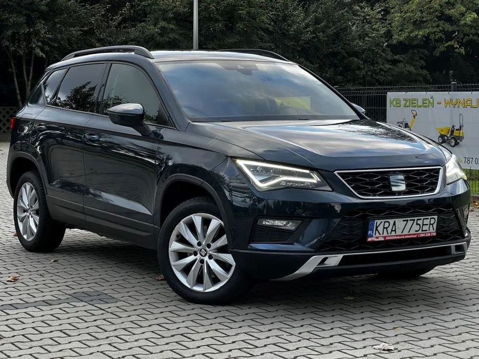 Seat Ateca LED+DSG+Fullink+kamera+alu+radar+Gwarancja 12 miesięcy