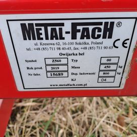 Owijarka metal fach Z560