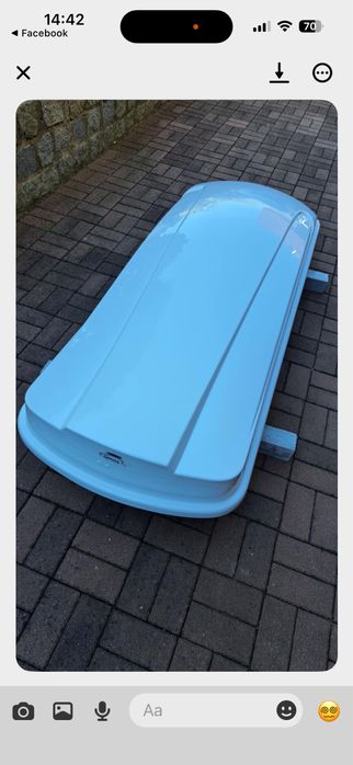 Box dachowy AMOS Trawel Pack 440 bialy