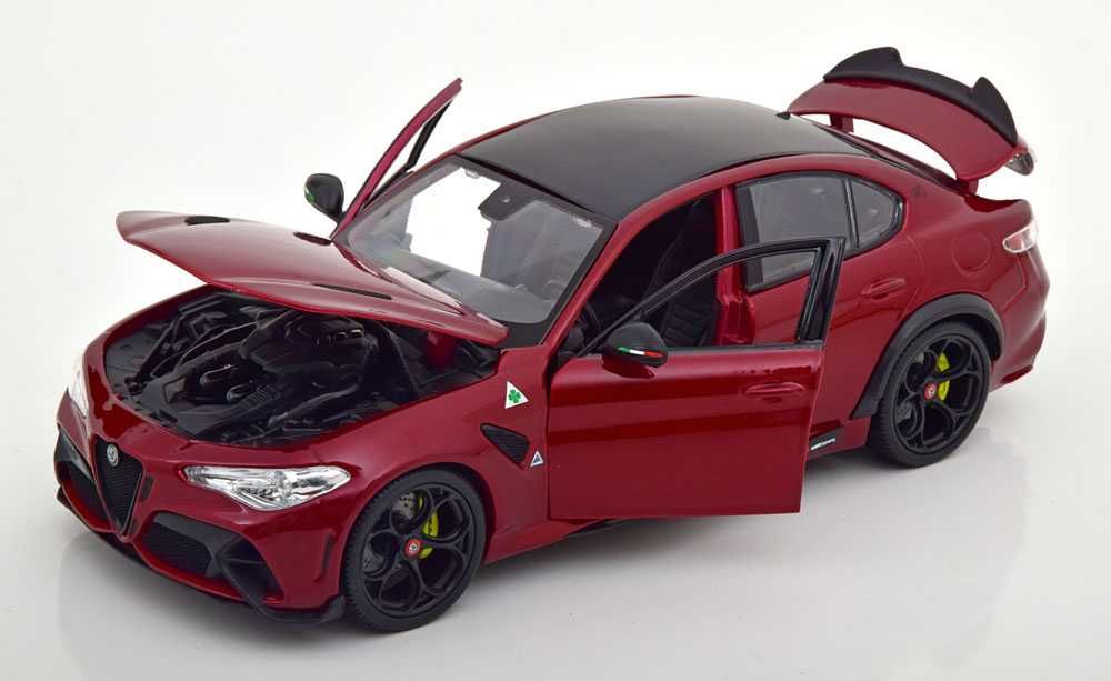 Model 1:18 Bburago Alfa Romeo Giulia GTA 2020 alfa dark red metallic