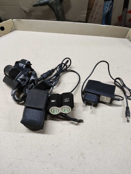 Велофара SolarStorm з акумулятором 10000 сова/чебурашка, діоди XM-L Т6