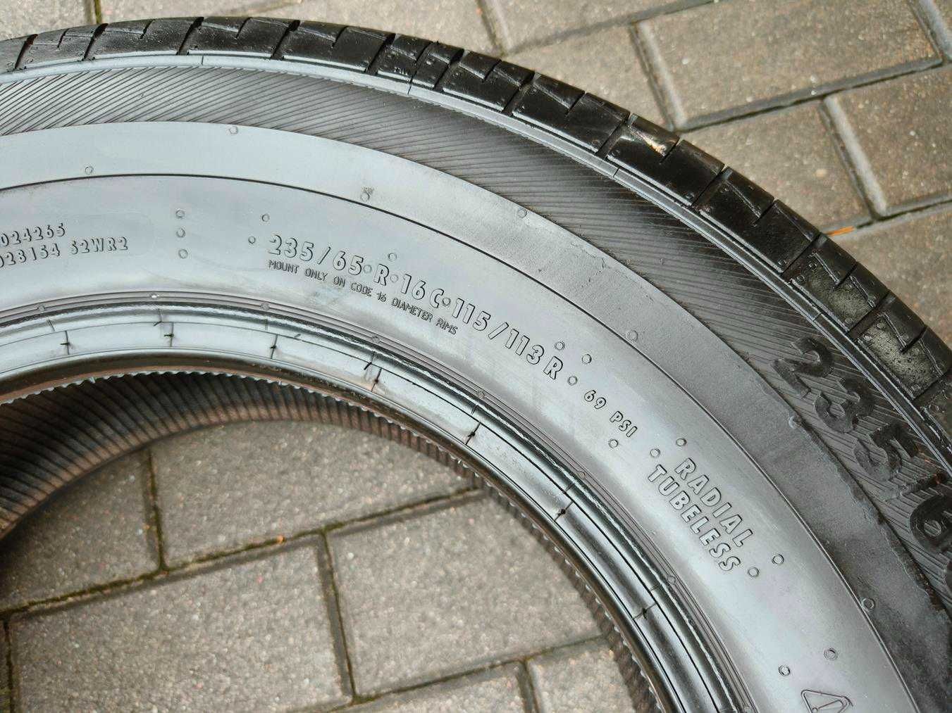 235/65 115/113R R16C BARUM Vanis2 9mm 2020r Opony Letnie BUS 2szt