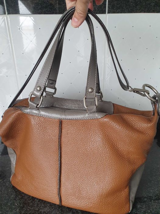 Bolsa em pele genuína