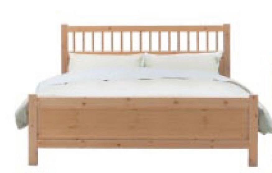 Estrutura de cama Ikea em madeira - óptimo estado 140x200cm