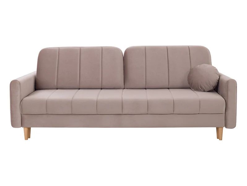 Sofa trzyosobowa Latina rozkładana z pojemnikiem taupe BRW