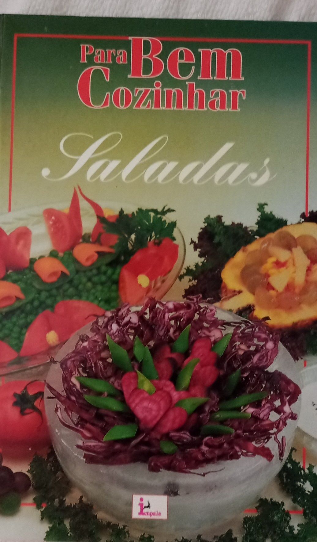 Livro para preparar saladas