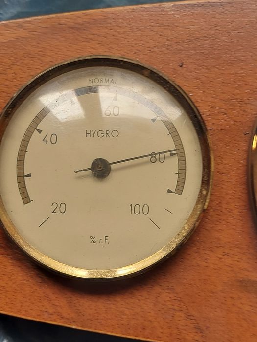 Stary barometr stacja pogody firma FISCHER