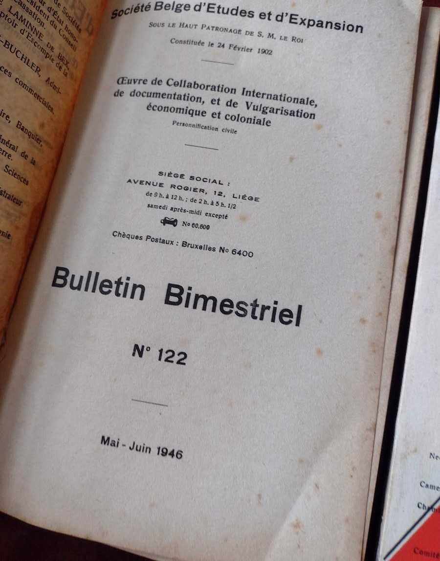 Société Belge D´Etudes & D´Expansin 1946/51 - 4 unidades
