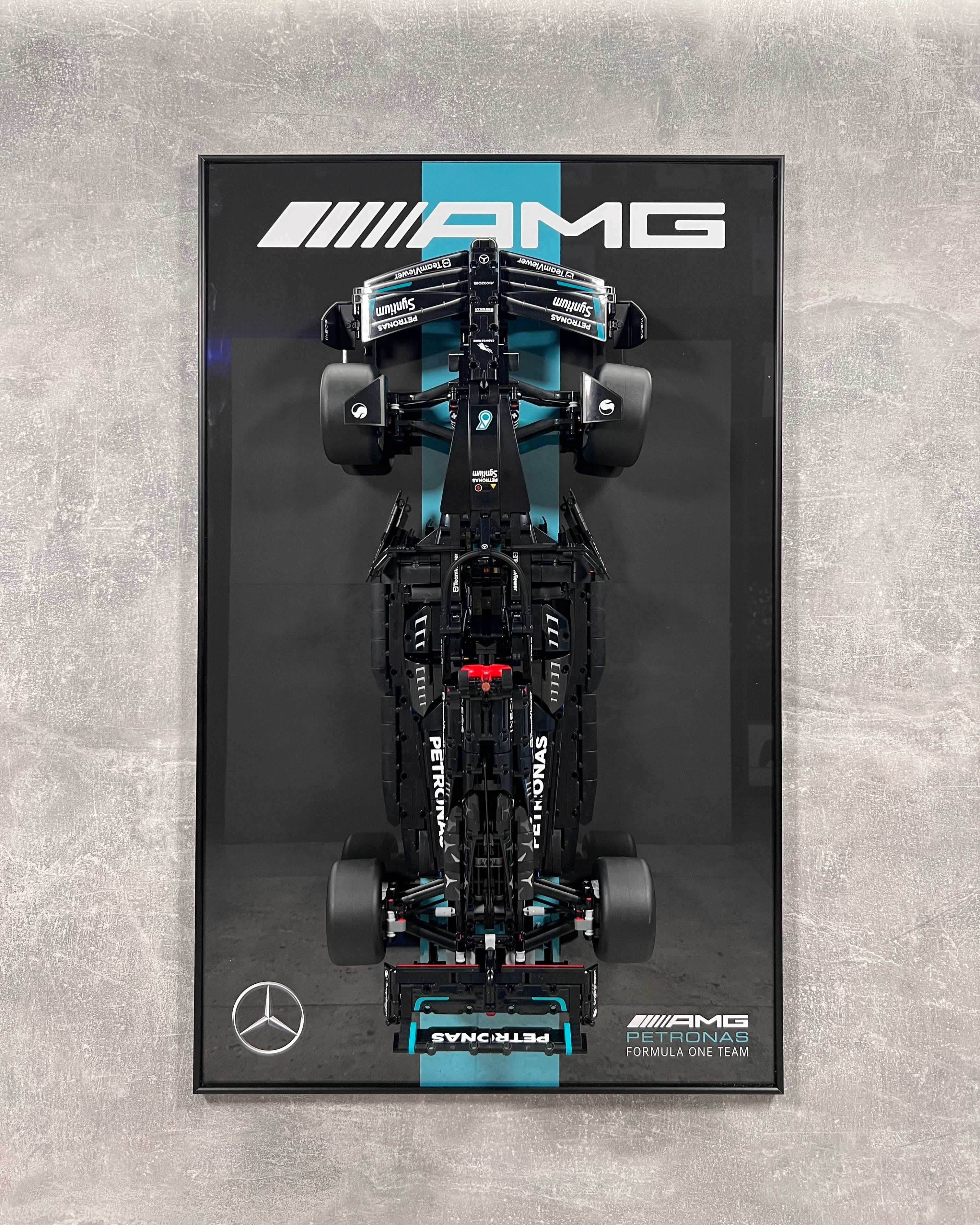 Арт Тримач Рамка 80x50 для Лего Ф1 LEGO Technic Mercedes F1 W14 42171