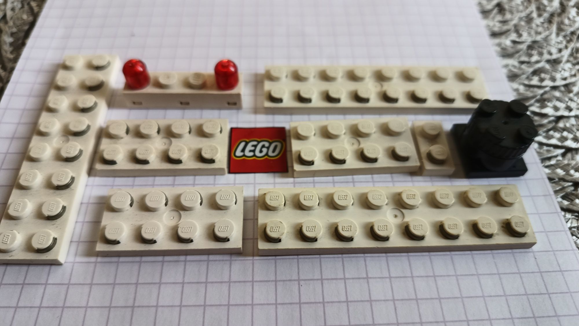 LEGO 9v syrena światła dźwiek klocki elektryczne legoland system kg