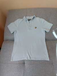 Koszulka polo Lyle&Scott blękitna