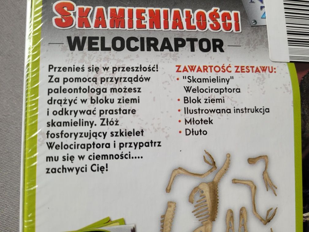 Nowe Skamieniałości Welociraptor paleontolog