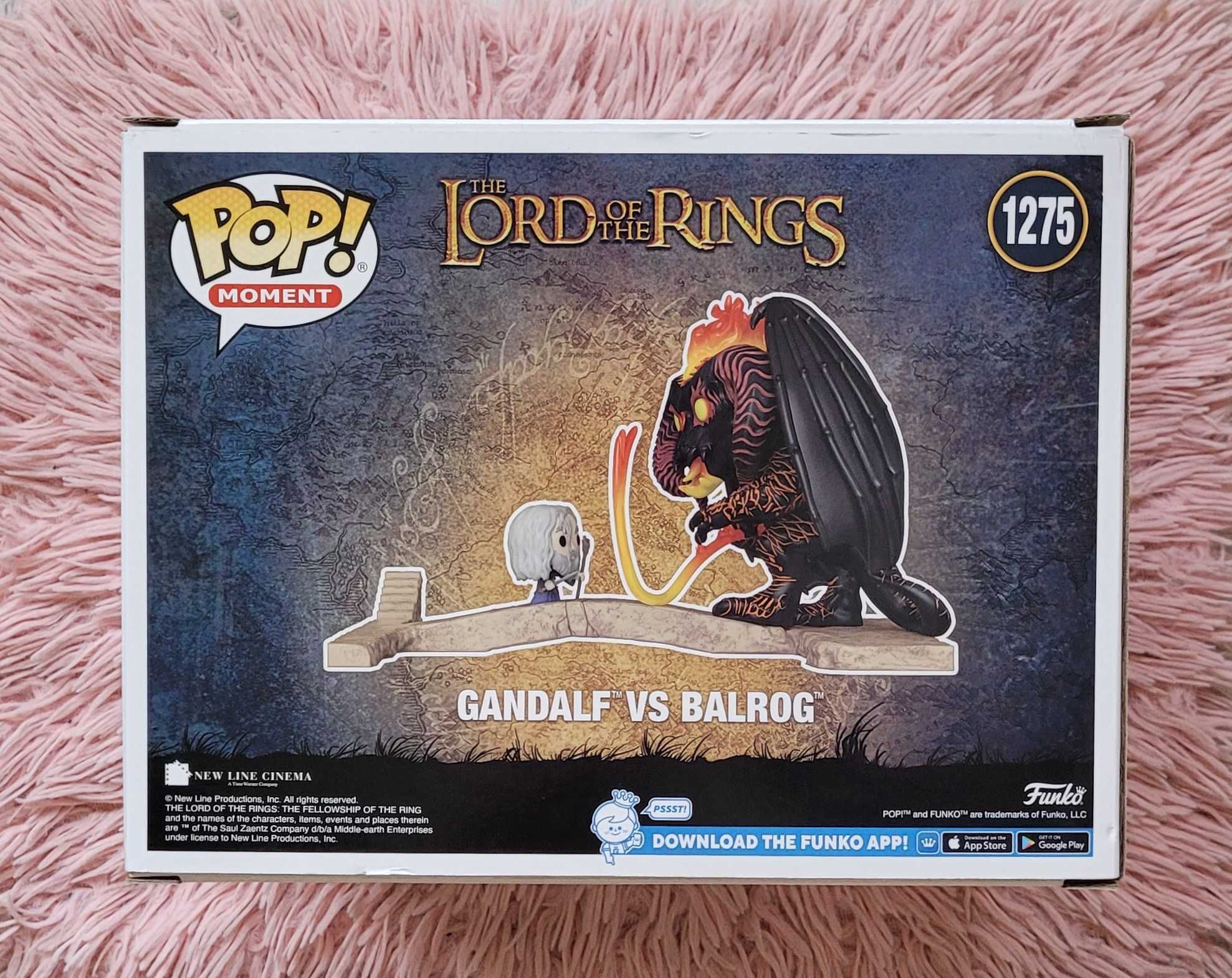 Figurka Funko POP! GANDALF VS BALROG Lord Of The Rings Moments #1275