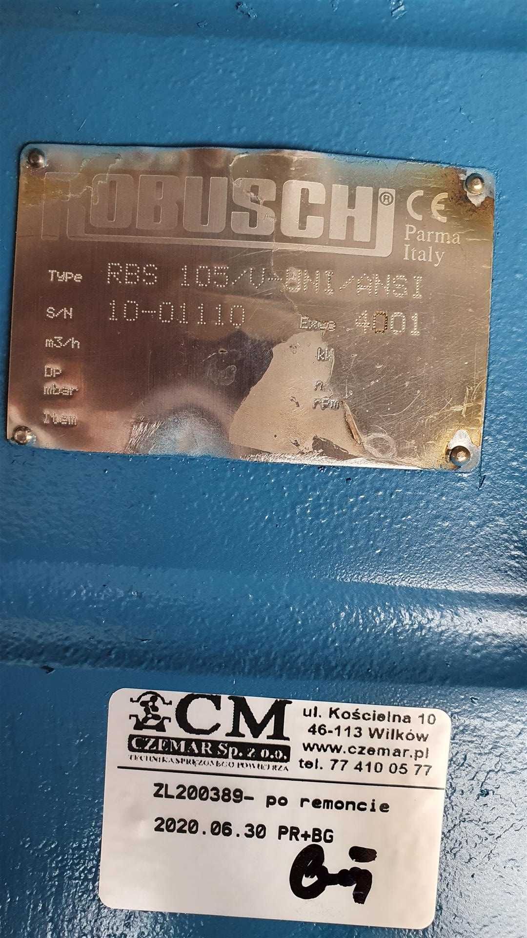 SPRAWNY!!! Stopień dmuchawy Robuschi RBS105 Po remoncie, S007380