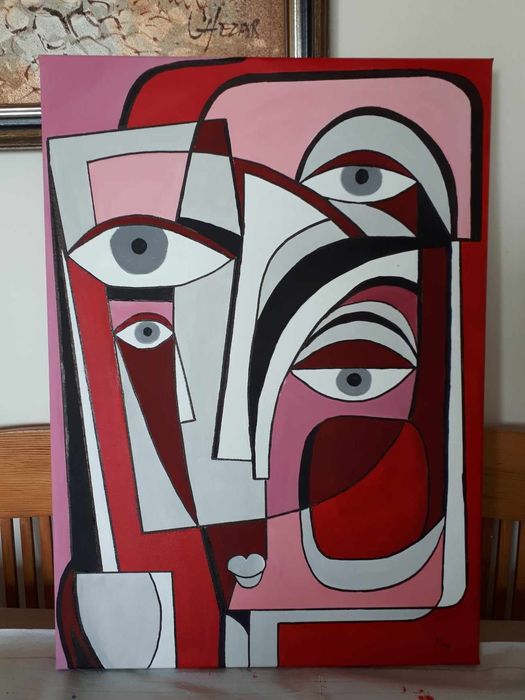 Obraz akrylowy Nowy Abstrakcja Kubizm