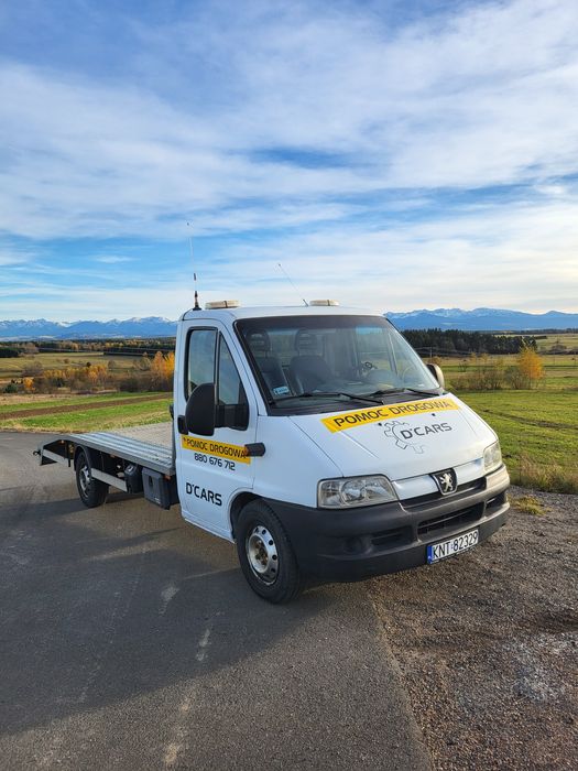 Autolaweta Peugeot Boxer 2.8, najazd 5m, poduszki,   pomoc drogowa,