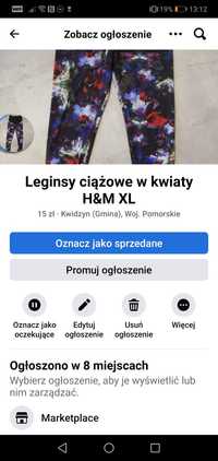 Leginsy ciążowe h&m