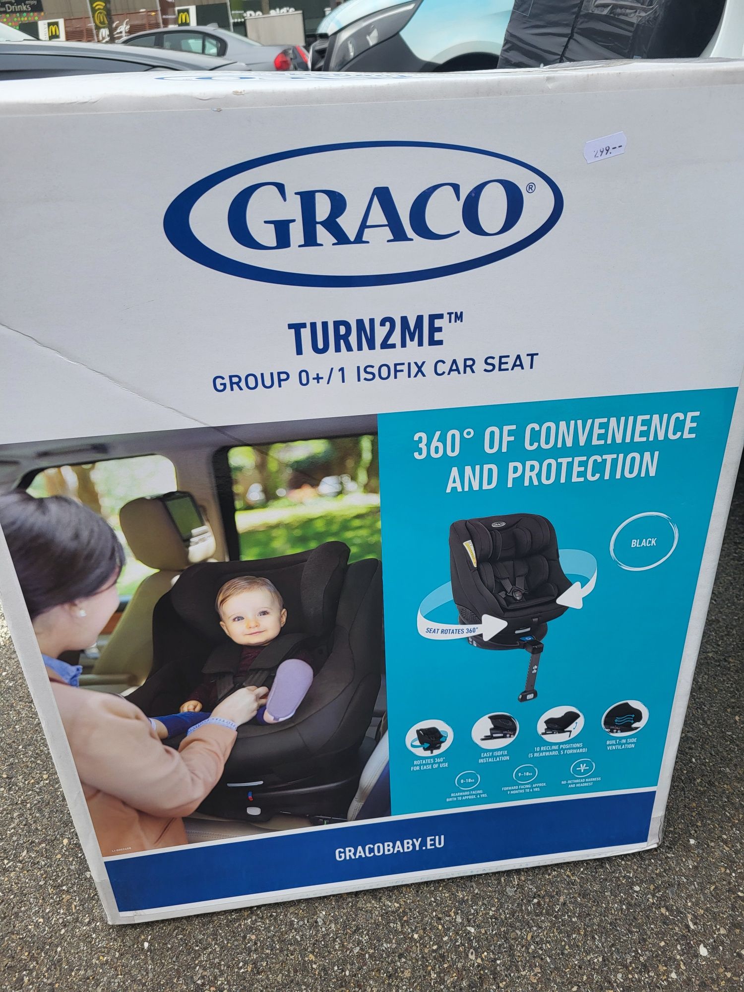 Автокрісло Graco turn2me isofix