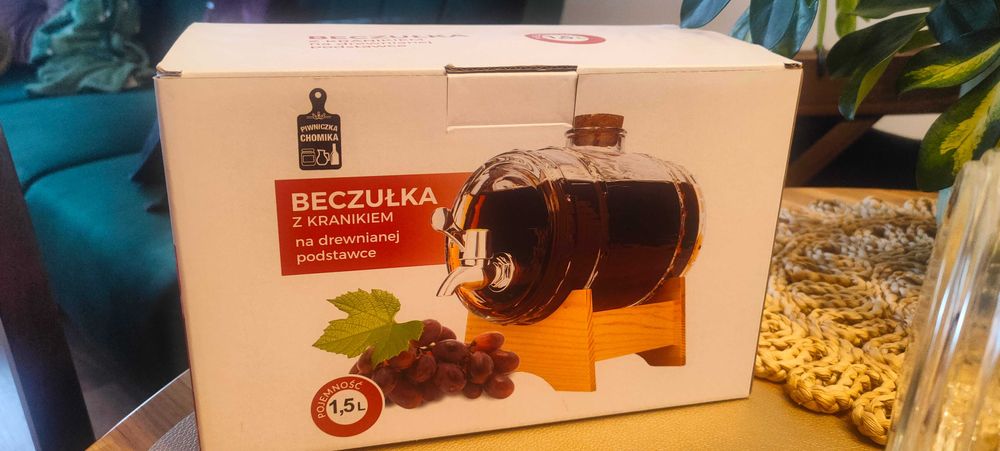 Beczułka, beczka na nalewki, bimber 1,5 l