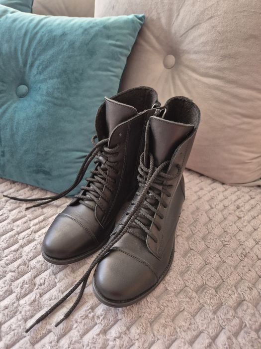 Skórzane workery/botki