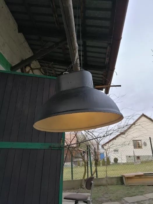 Lampa Przemysłowa UBOT Industrial Loft Predom PRL Vintage