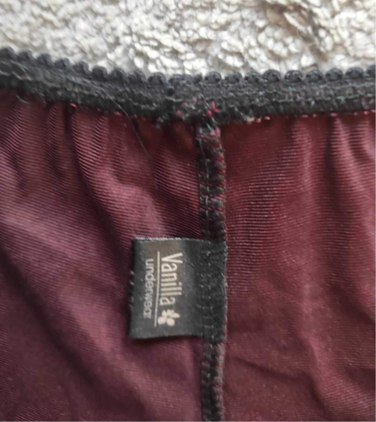 komplet damski top i szorty, satyna plus tiul Vanilla rozm. M