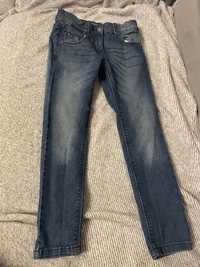Spodnie jeansowe benetton r. 116-122 stan idealny