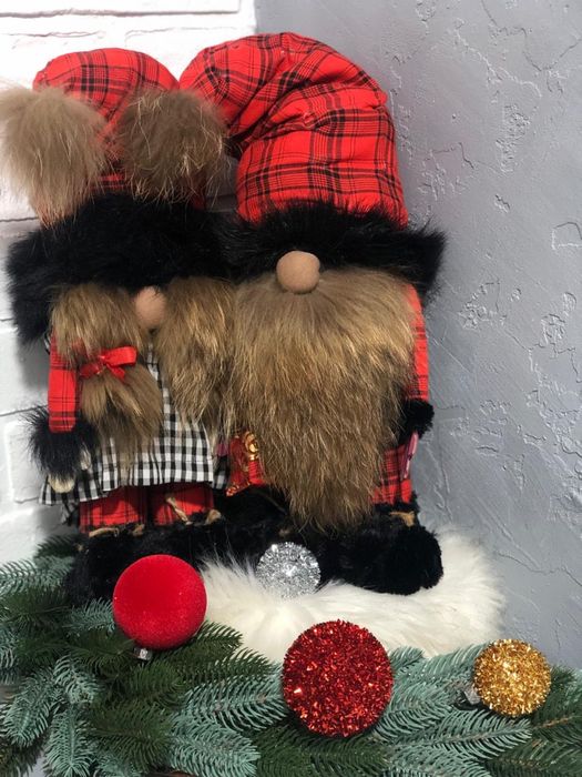 Новорічний гном декор