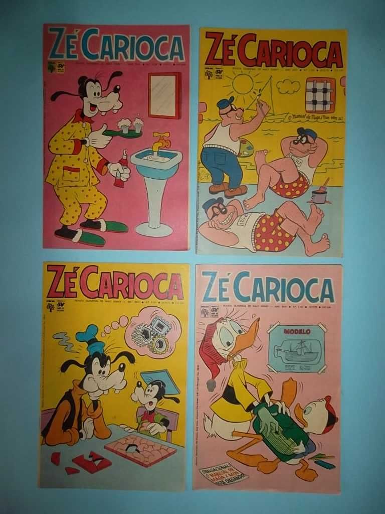 ZÉ CARIOCA - Lote 34 revistas antigas, bem conservadas.