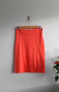 Koralowa pomarańczowa spódnica ołówkowa elastyczna  Vero Moda 38