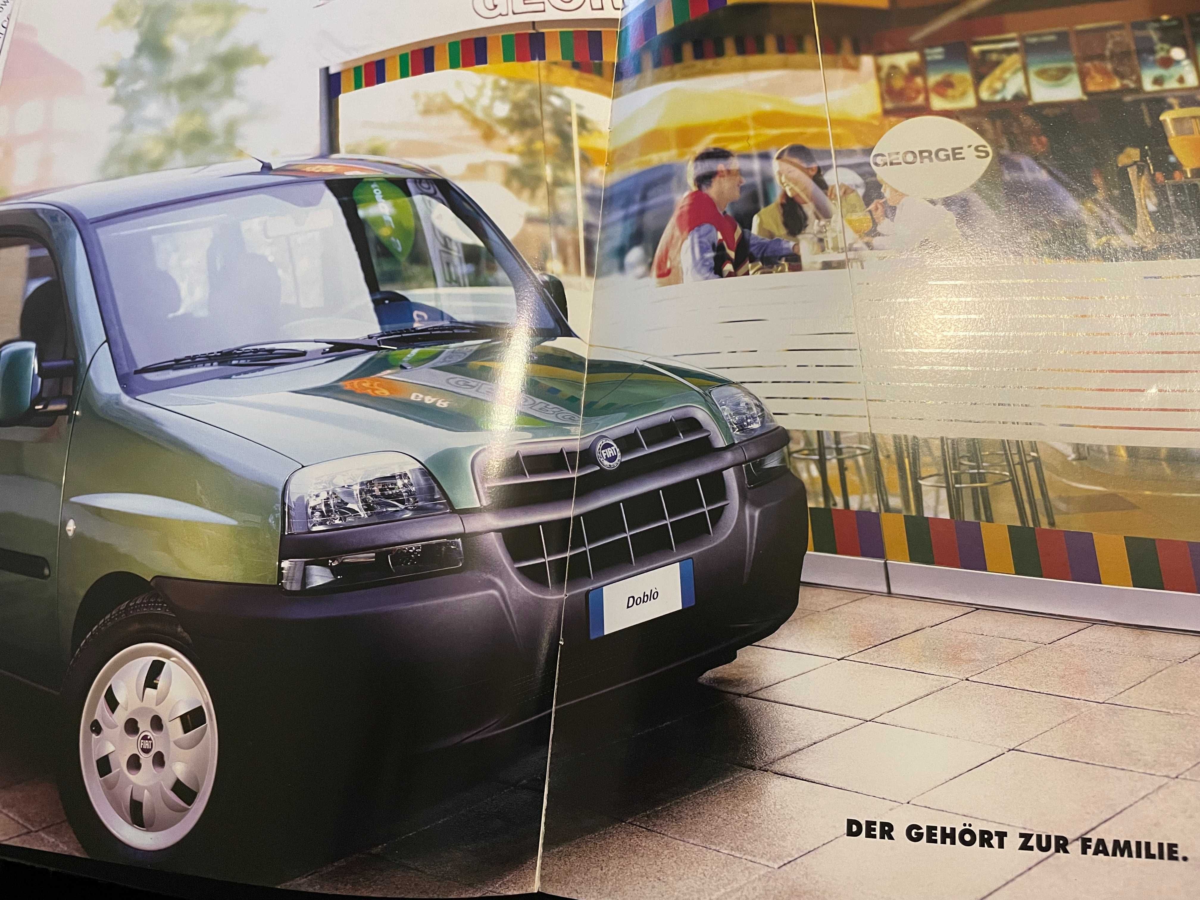 Katalog prospekt Fiat Doblo 2001 r. 24 strony