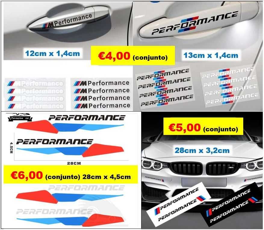 Autocolantes ///M jantes e outros BMW