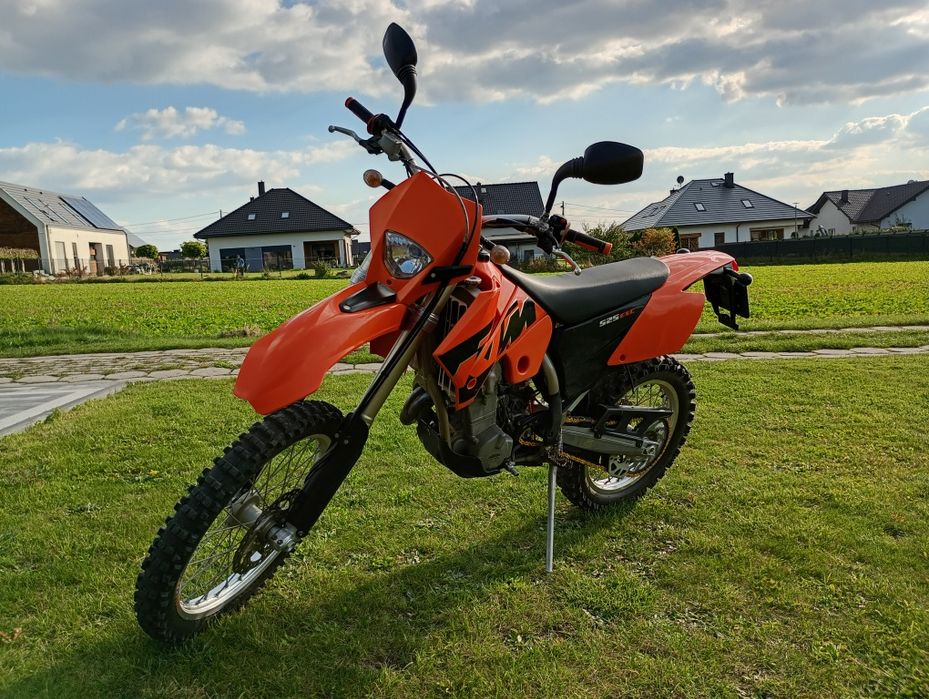 KTM 525 EXC zarejestrowany.