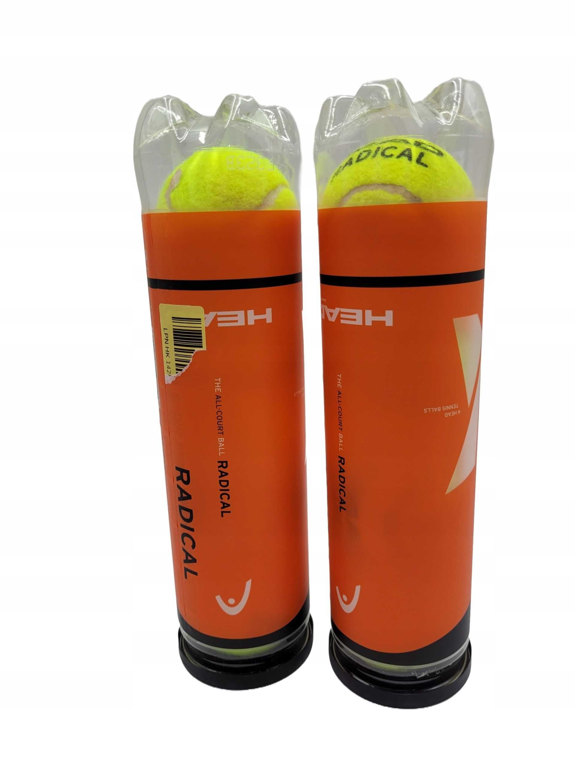Piłki do tenisa ziemnego ciśnieniowe HEAD RADICAL tuba 4 szt