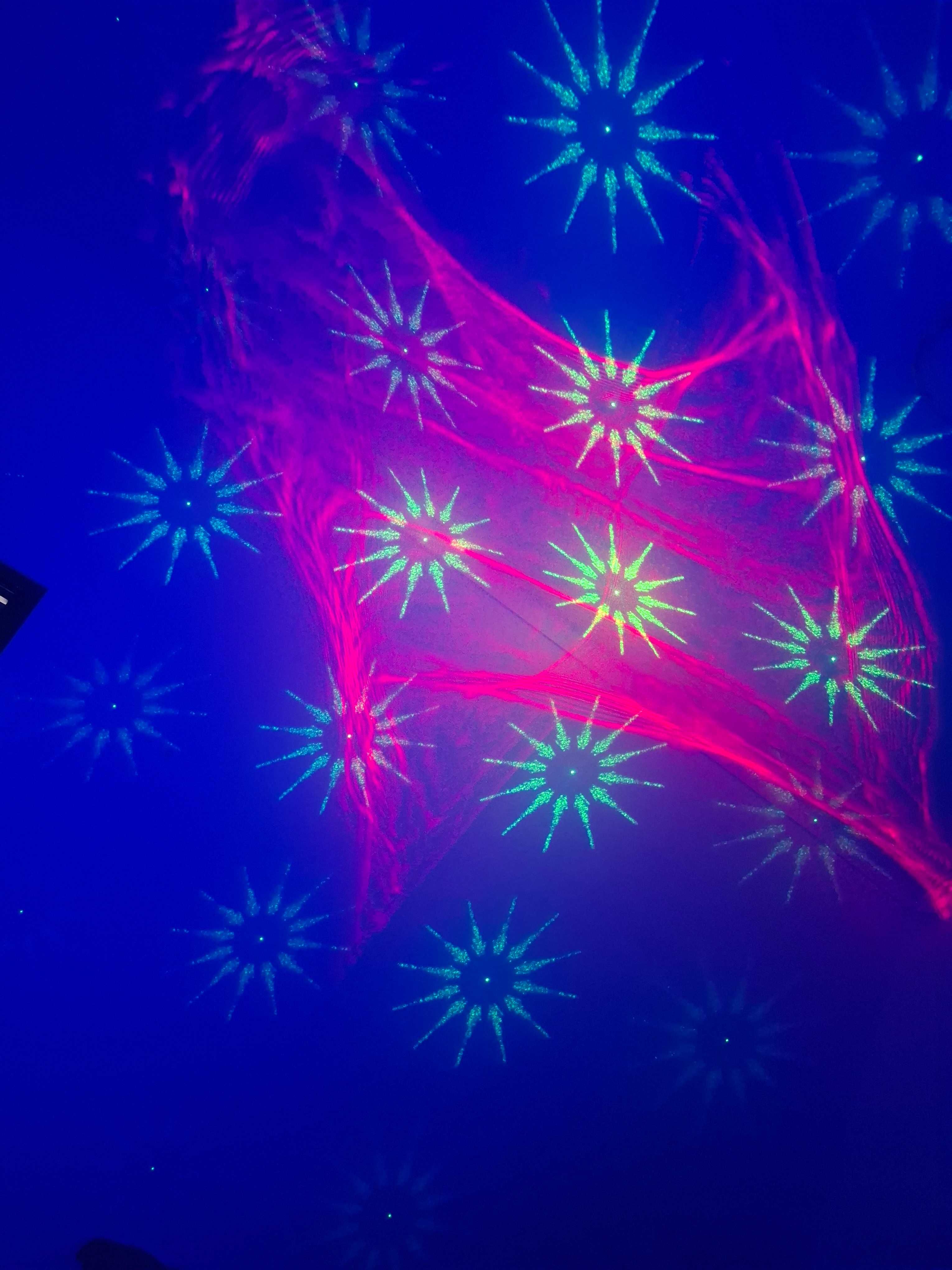 Luz lasers com comando