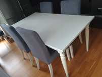 Stół IKEA INGATORP z 6 krzesłami