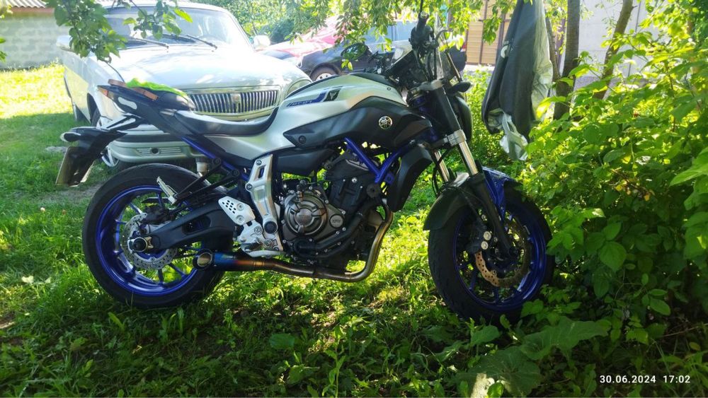 Выхлоп yamaha MT07